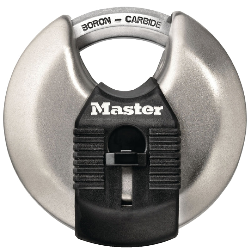 MASTER LOCK Master Lock Magnum Series M40XKAD Padlock, Keyed Alike Key, Shrouded Shackle, 3/8 in Dia Shackle, Stainless Steel Body HARDWARE & FARM SUPPLIES MASTER LOCK