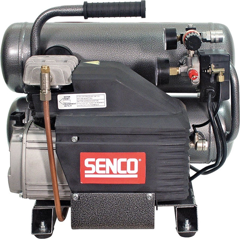 SENCO Senco PC1131 Air Compressor, Tool Only, 4.3 gal Tank, 2 hp, 115 V, 125 psi Pressure, 1-Stage, 4.4 scfm Air