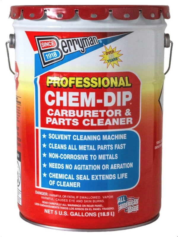 BERRYMAN PRODUCTS Berryman Chem-Dip 0905 Professional Parts Cleaner, 5 gal, Liquid