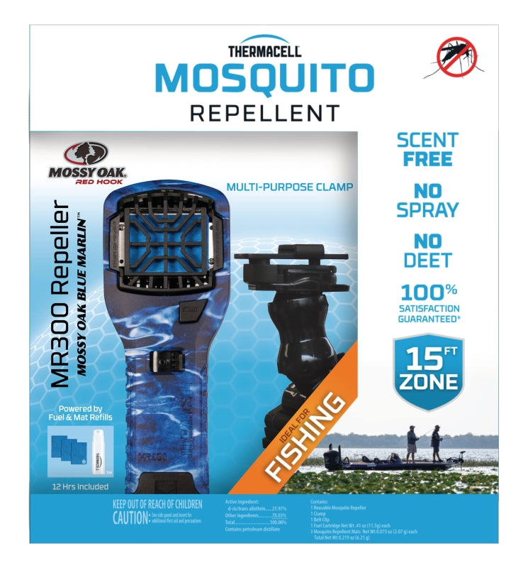 THERMACELL Thermacell MR300MO Portable Mosquito Repeller, 12 hr Refill, 15 ft Coverage Area, Mossy Oak Housing LAWN & GARDEN THERMACELL