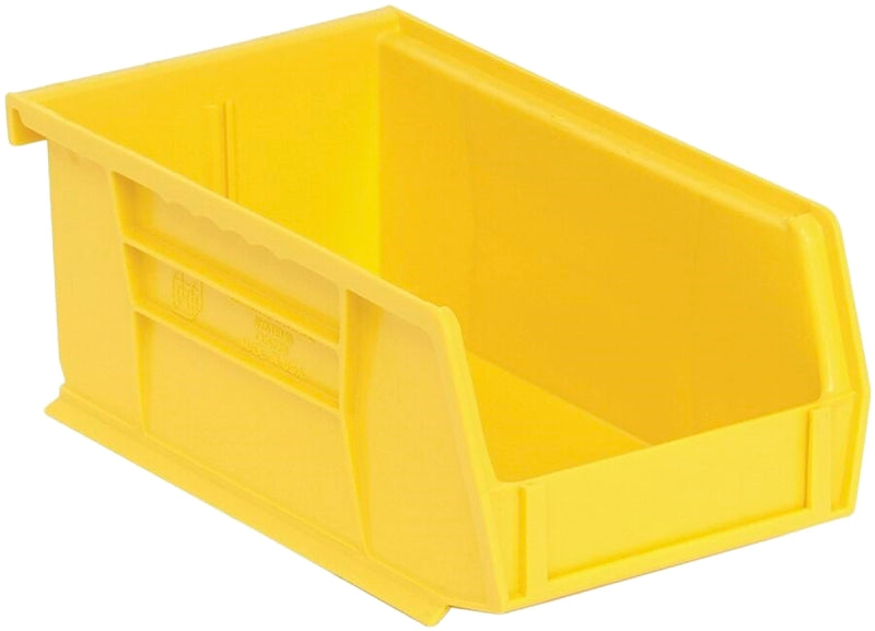 QUANTUM STORAGE SYST Quantum Storage Systems RQUS220YL-UPC Small Storage Bin, Polymer, Yellow, 7 3/8in L X 4 1/8in W X 3in H TOOLS QUANTUM STORAGE SYST