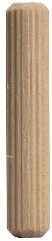 WADDELL Waddell 876F DP-10 Dowel Pin, 3/8 in Dia, 2 in L, Hardwood AUTOMOTIVE WADDELL