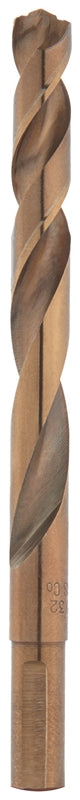 MILWAUKEE Milwaukee RED HELIX 48-89-2323 Drill Bit, 13/32 in Dia, 5.12 in OAL, 3/8 in Dia Shank, 3-Flat, Reduced Shank TOOLS MILWAUKEE   