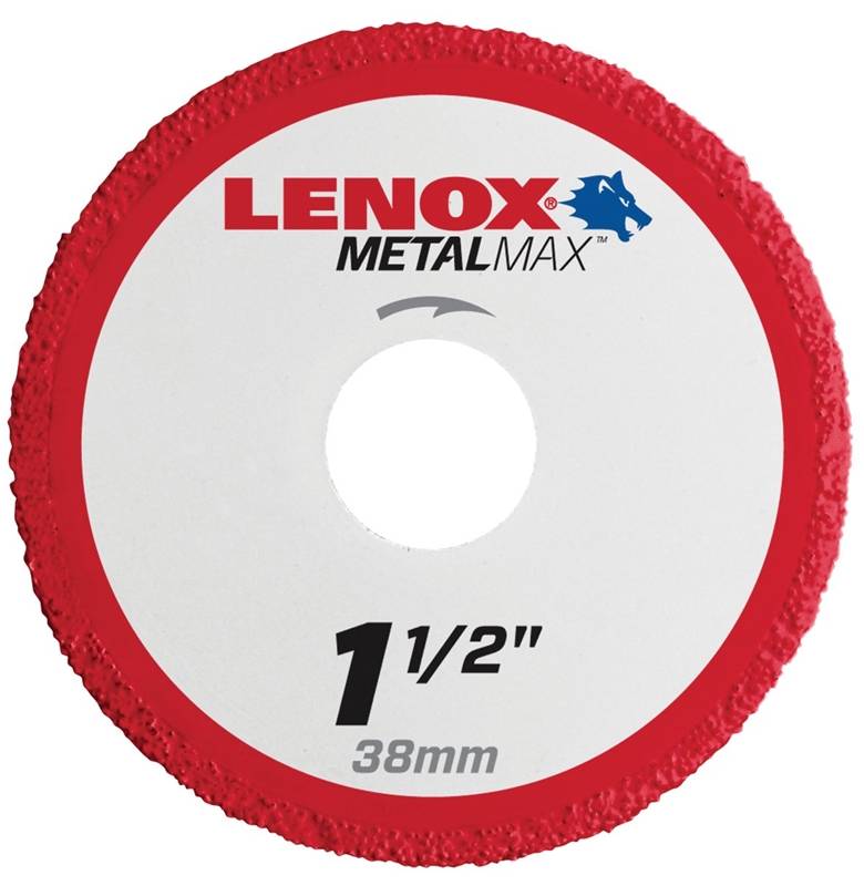 LENOX Lenox MetalMax 1972914 Cut-Off Wheel, 1-1/2 in Dia, 3/64 in Thick, 3/8 in Arbor, 40, 50 Grit, Diamond Abrasive TOOLS LENOX