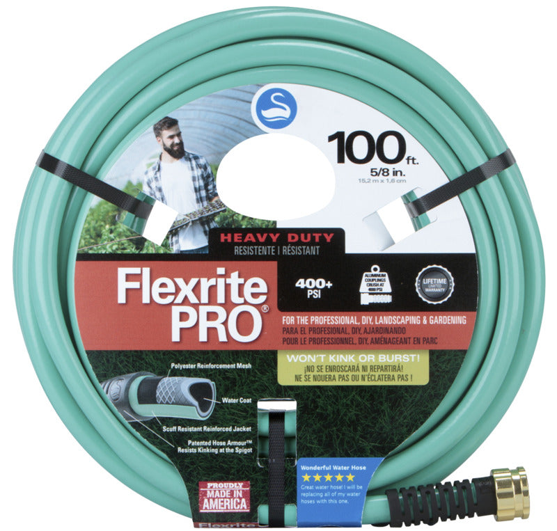 SWAN Swan FXP58100 Garden Hose, 100 ft L, Female x Male