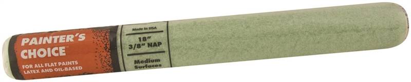 WOOSTER BRUSH Wooster R275-18 Roller Cover, 3/8 in Thick Nap, 18 in L, Fabric Cover, Mint Green PAINT WOOSTER BRUSH   