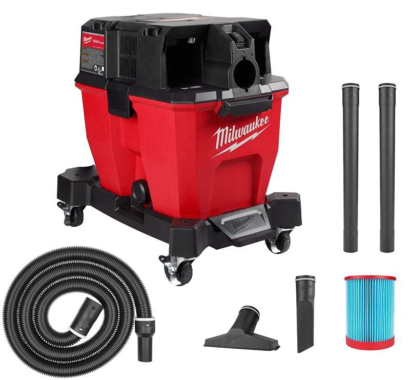 MILWAUKEE Milwaukee M18 0920-20 Wet/Dry Vacuum, 9 gal Vacuum, 109 cfm Air, HEPA Filter TOOLS MILWAUKEE