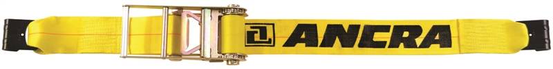 ANCRA Ancra 500 Series 49346-10 Strap, 4 in W, 27 ft L, Polyester, Yellow, 5400 lb Working Load, Hook End AUTOMOTIVE ANCRA