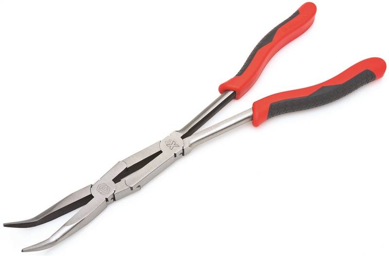 CRESCENT Crescent PSX201C Nose Plier, 13.27 in OAL, 4 in Jaw Opening, Black/Red Handle, Comfort-Grip Handle, 2-1/2 in L Jaw TOOLS CRESCENT