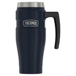 THERMOS Thermos Stainless King Series SK1000MDB4 Travel Mug, 16 oz Capacity, Leak-Proof Lid, Stainless Steel, Midnight Blue HOUSEWARES THERMOS