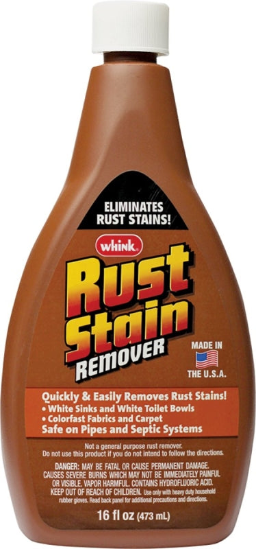 WHINK Whink 01291 Rust and Stain Remover, 16 oz, Liquid, Acrid CLEANING & JANITORIAL SUPPLIES WHINK