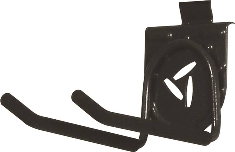 GLADIATOR Gladiator GAWUXXTWRH Twin Hook, 25 lb, Steel, Granite, Powder-Coated HARDWARE & FARM SUPPLIES GLADIATOR