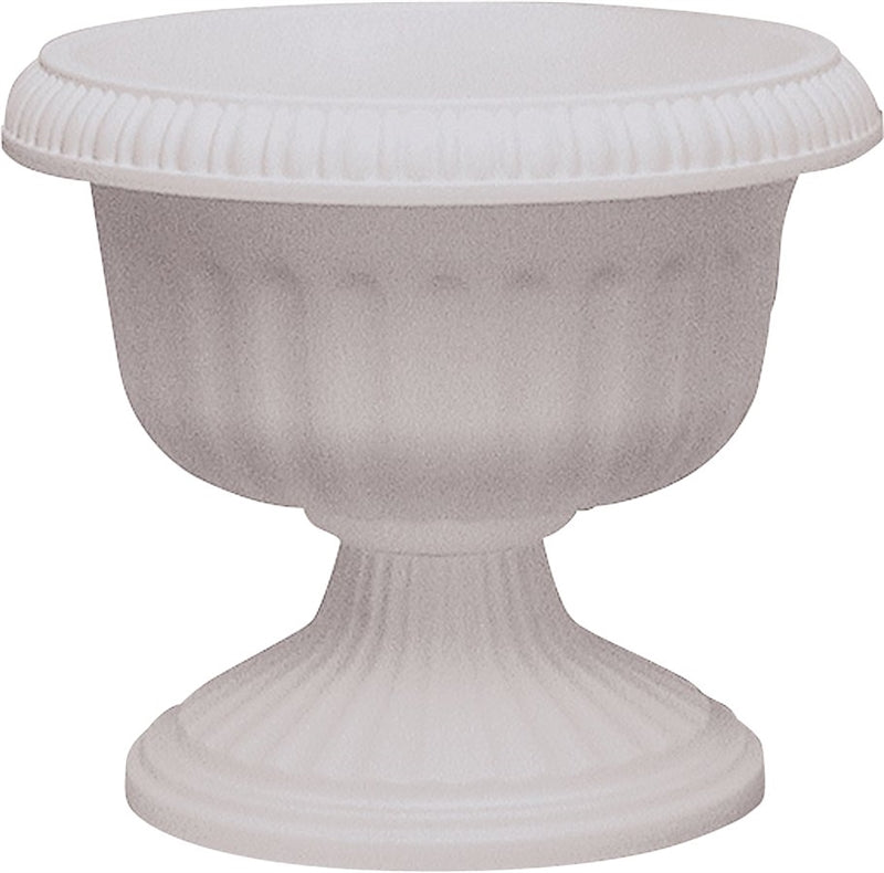 SOUTHERN PATIO Southern Patio UR1810ST Urn Planter, 15-1/2 in H, 17.63 in W, 17.63 in D, Plastic, Stone LAWN & GARDEN SOUTHERN PATIO