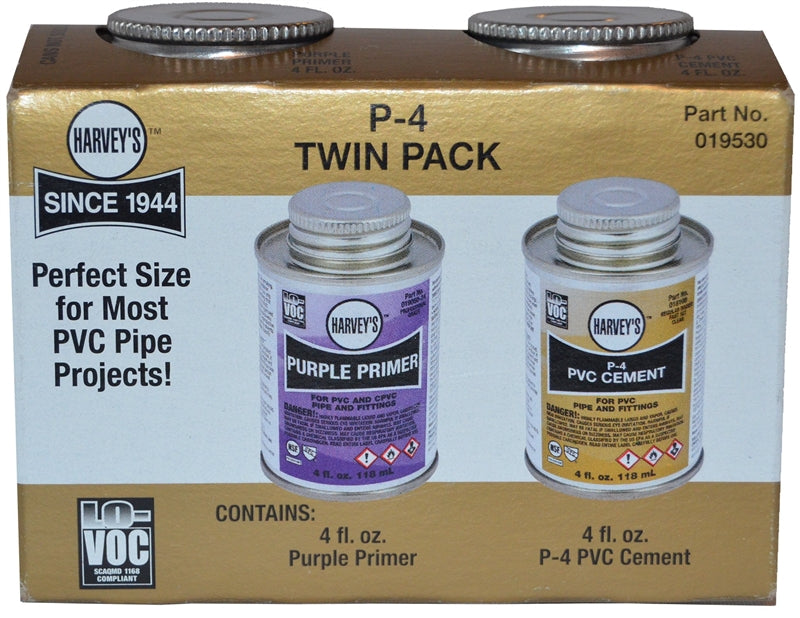 HARVEY Harvey 19530 Cement Primer, Purple, 4 oz Box