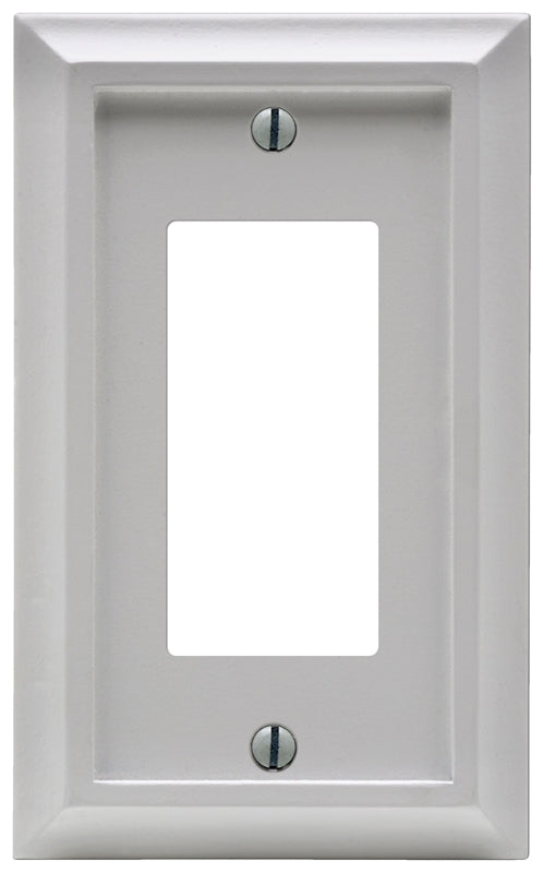 AMERELLE Amerelle Deerfield Series 2040RW Wallplate, 1-Gang, Wood, White ELECTRICAL AMERELLE