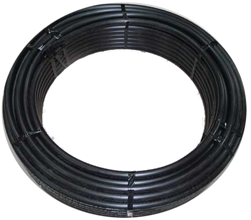CRESLINE Cresline 18605 Pipe Tubing, 3/4 in, Plastic, Black, 100 ft L, 250 psi Pressure
