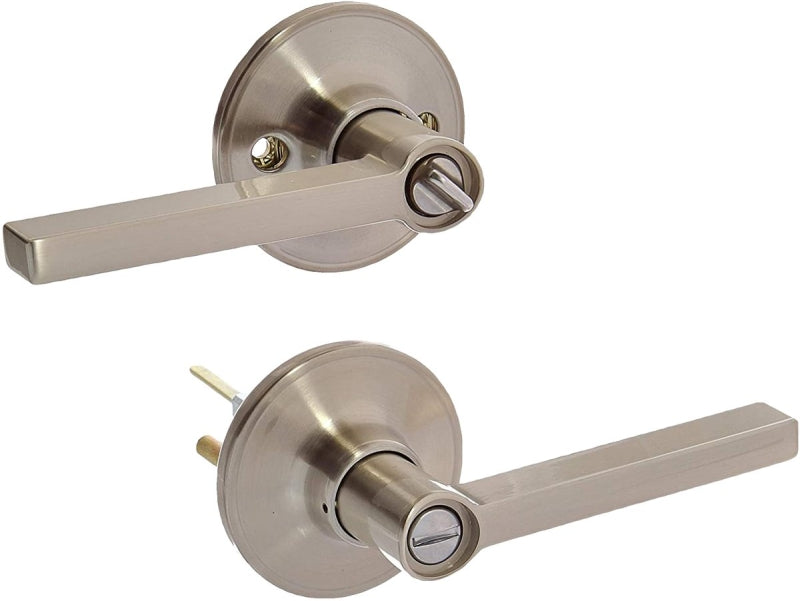 DEXTER BY SCHLAGE Dexter J Series J40V SOL 619 Privacy Lever, Mechanical Lock, Satin Nickel, Metal, Residential, 3 Grade HARDWARE & FARM SUPPLIES DEXTER BY SCHLAGE