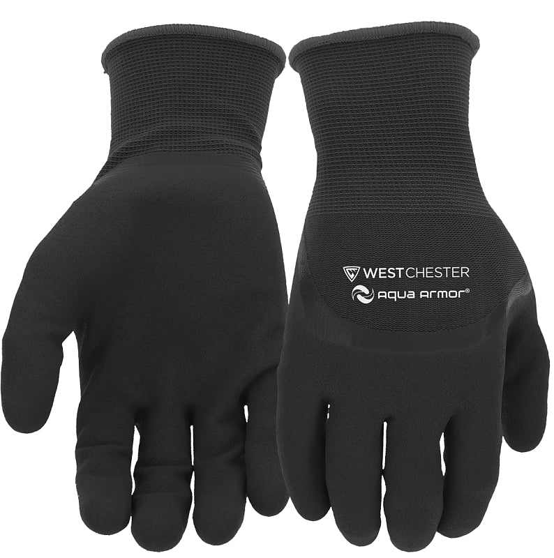 BOSS MFG Boss 93065L Coated Gloves, L, Nitrile Coating, Nylon, Black