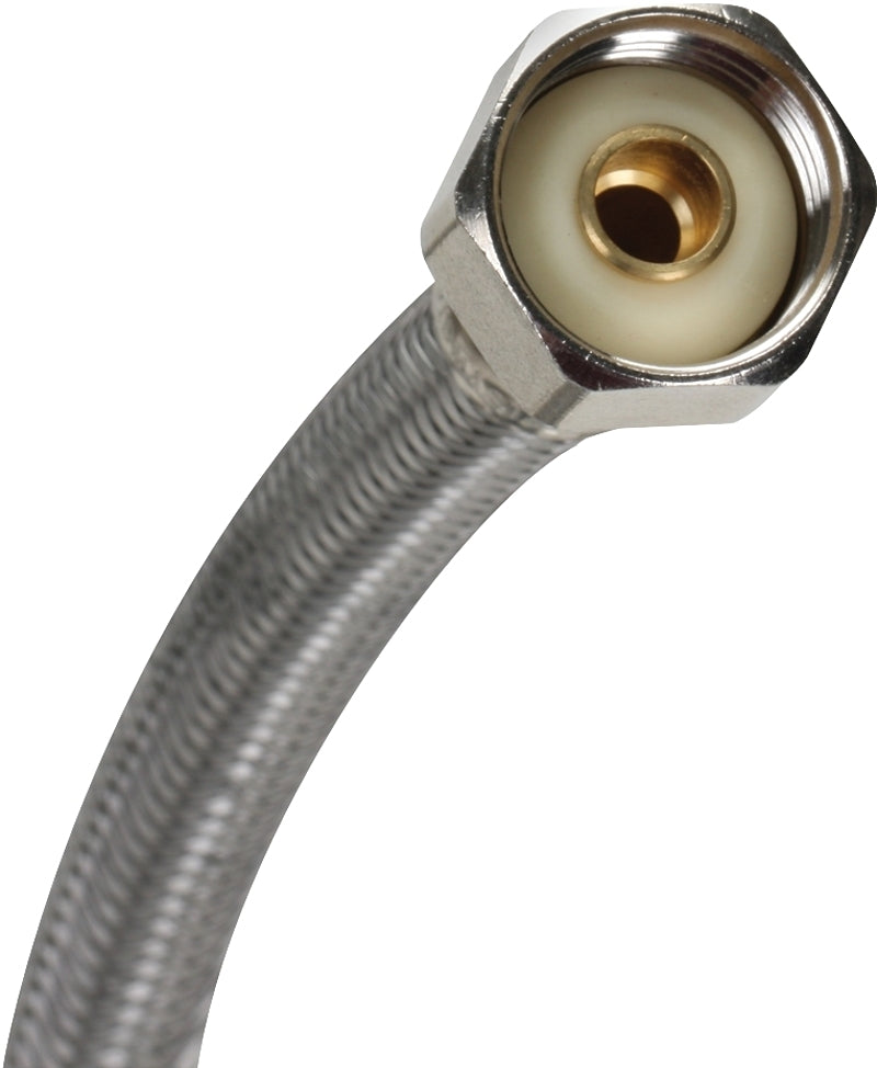 FLUIDMASTER Fluidmaster Click Seal Series B1FV12 Water Supply Connector, 3/8 x 1/2 in, Compression x FIP, 1000 psi Pressure