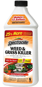 SPECTRACIDE Spectracide HG-56009 Weed and Grass Killer, Liquid, Amber, 40 fl-oz Bottle LAWN & GARDEN SPECTRACIDE