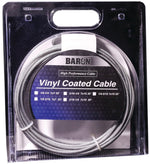 BARON Baron 50215/50215 Aircraft Cable, 1/8 to 3/16 in Dia, 100 ft L, 340 lb Working Load, Galvanized Steel