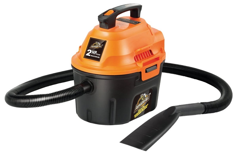 ARMOR ALL Armor All AA255 Wet and Dry Vacuum Cleaner, 2.5 gal, Quiet, Foam Sleeve TOOLS ARMOR ALL