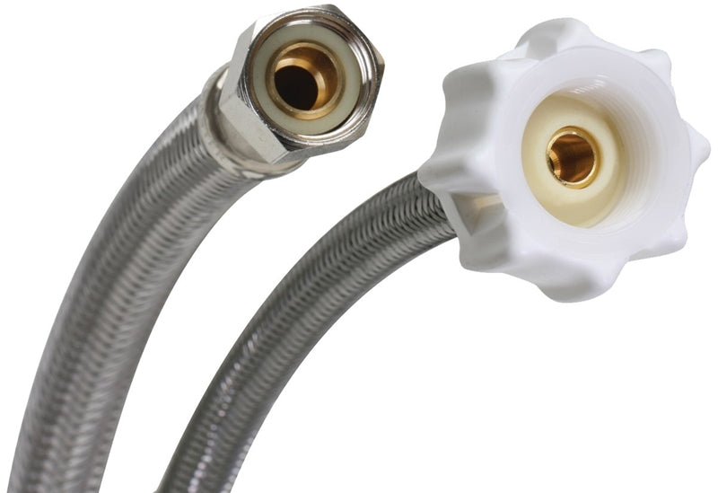 FLUIDMASTER Fluidmaster Click Seal Series B1T16CS Toilet Supply Line, 16 in L, Flexible, 3/8 in Inlet, Compression Inlet PLUMBING, HEATING & VENTILATION FLUIDMASTER