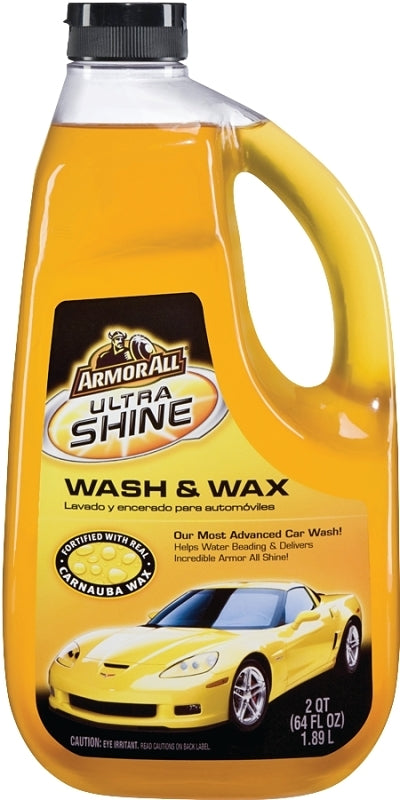 ARMORED AUTOGROUP Armor All 10346 Wash and Wax, 64 fl-oz, Bottle, Liquid, Fruity AUTOMOTIVE ARMORED AUTOGROUP   