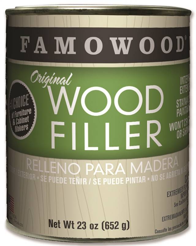 FAMOWOOD Famowood 36021122 Original Wood Filler, Liquid, Paste, Mahogany, 24 oz, Can PAINT FAMOWOOD