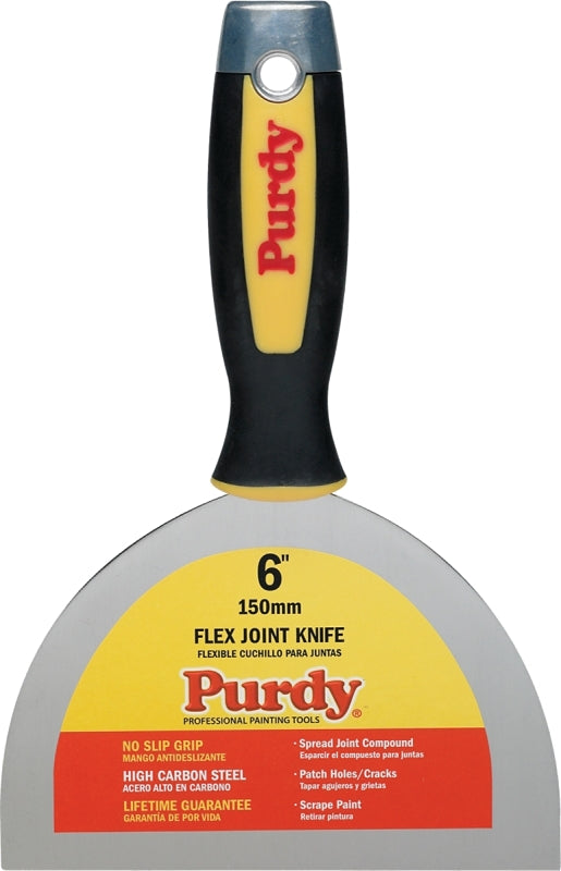 PURDY Purdy 14A900060 Joint Knife, 6 in W Blade, HCS Blade, Flexible Blade, Cushion-Grip Handle BUILDING MATERIALS PURDY