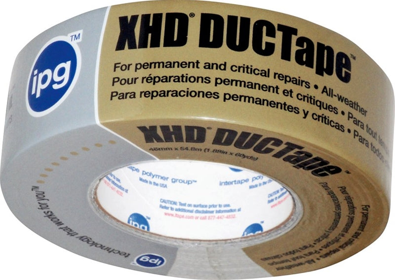 INTERTAPE POLYMER IPG 9600 Duct Tape, Silver, 10 mil Thick, 60 yd L, 1.88 in W, Cloth Backing PAINT INTERTAPE POLYMER