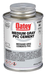 OATEY Oatey 30883 Medium-Bodied Fast Set Cement, 4 oz Can, Liquid, Gray PLUMBING, HEATING & VENTILATION OATEY