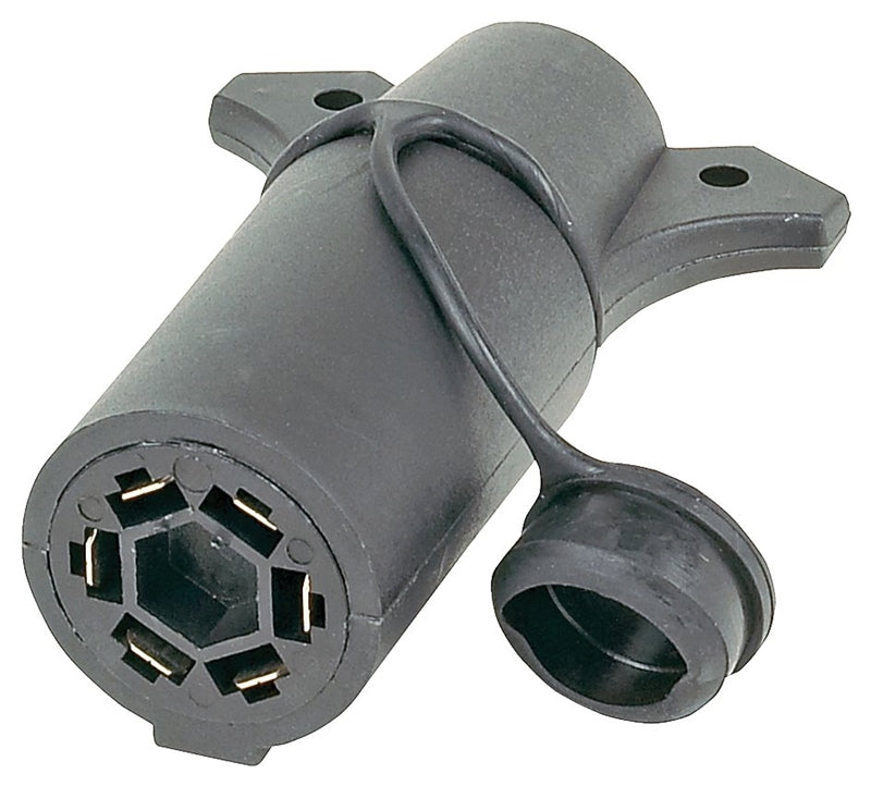 HOPKINS Hopkins 47545 Trailer Adapter, 6-Pole, Plastic Housing Material, Black AUTOMOTIVE HOPKINS