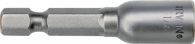 IRWIN Irwin 3547321C Series Nutsetter, 1/2 in Dia, 5/16 in Drive, Lobular Drive, 1-7/8 in L, 1/4 in L Shank, Hex Shank, 1/PK TOOLS IRWIN