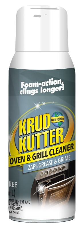 KRUD KUTTER Krud Kutter 298478 Oven and Grill Cleaner, 12 oz, Aerosol Can, Liquid, Mild, Clear CLEANING & JANITORIAL SUPPLIES KRUD KUTTER   