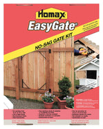 HOMAX Homax 80099 No-Sag Gate Kit, Steel, Black, Powder-Coated, For: Fence, Driveway, Corral, Shed, Deck Gates HARDWARE & FARM SUPPLIES HOMAX