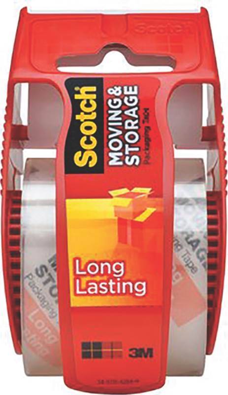 SCOTCH Scotch 165 Packaging Tape, 800 in L, 1.88 in W, Clear PAINT SCOTCH   