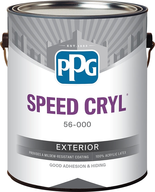 PPG PPG SPEED CRYL 56-110XI-01 Exterior Paint, Flat, Pastel Base/White, 1 gal AUTOMOTIVE PPG   