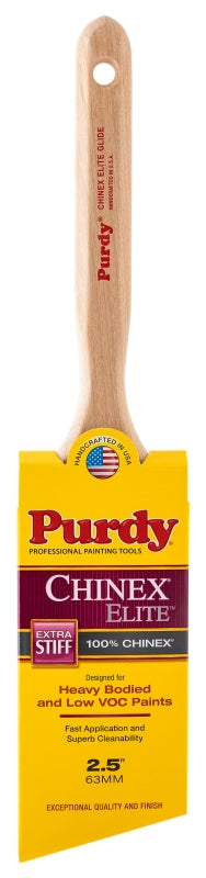 PURDY Purdy Chinex Glide 144152925 Trim Brush, Nylon Bristle, Fluted Handle PAINT PURDY