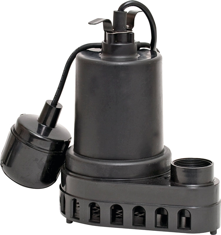 SUPERIOR PUMP Superior Pump 92370 Sump Pump, 4.1 A, 120 V, 0.33 hp, 1-1/2 in Outlet, 48 gpm, Thermoplastic PLUMBING, HEATING & VENTILATION SUPERIOR PUMP