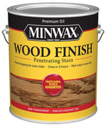 MINWAX Minwax Wood Finish 710870000 Wood Stain, English Chestnut, Liquid, 1 gal, Can PAINT MINWAX