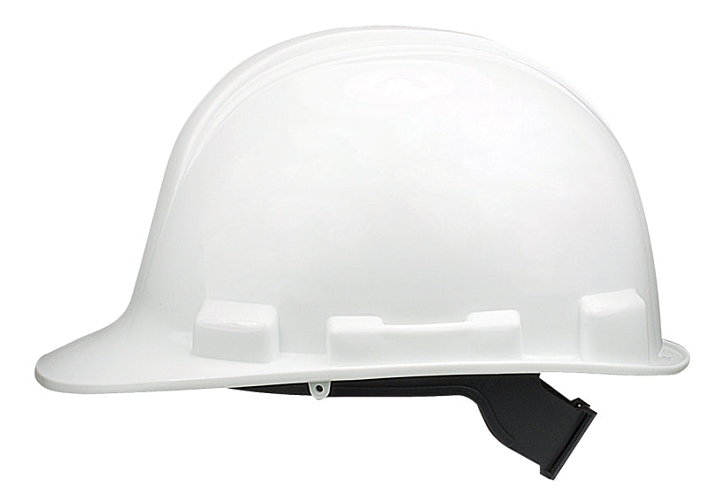 SAFETY WORKS Safety Works SWX00344 Hard Hat, White, 4-Point Textile Suspension, HDPE Shell, Class: E, Slip Ratchet Adjustment Type CLOTHING, FOOTWEAR & SAFETY GEAR SAFETY WORKS