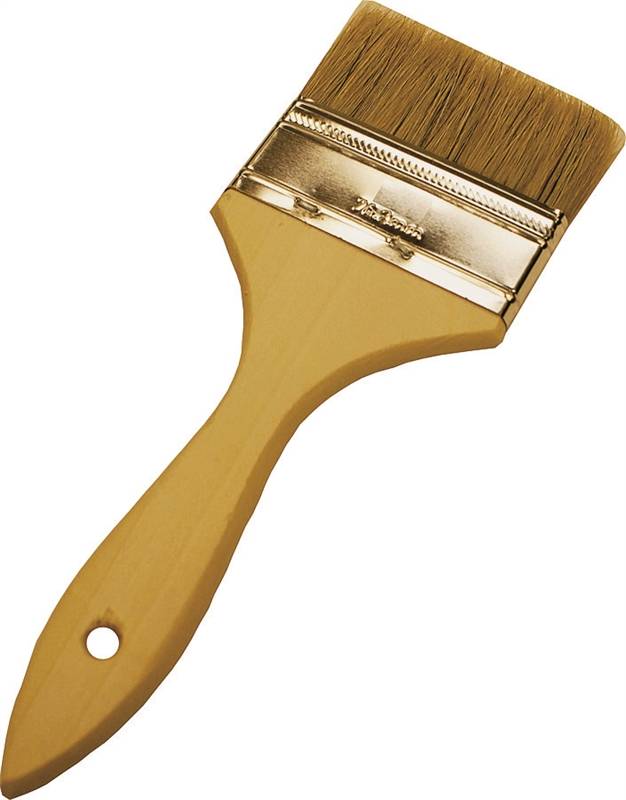 WOOSTER BRUSH Wooster F5117-4 Paint Brush, 4 in W, 1-11/16 in L Bristle, China Bristle, Plain-Grip Handle PAINT WOOSTER BRUSH   