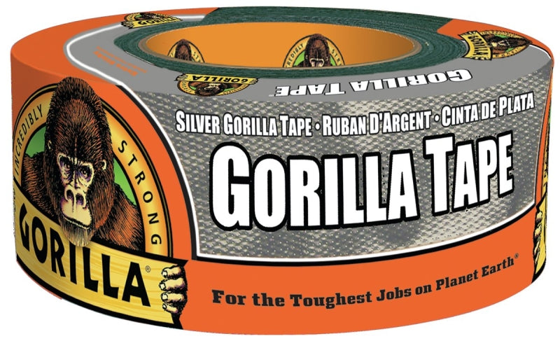 GORILLA Gorilla 105463 Duct Tape, 10 yd L, 1.88 in W, Silver PAINT GORILLA