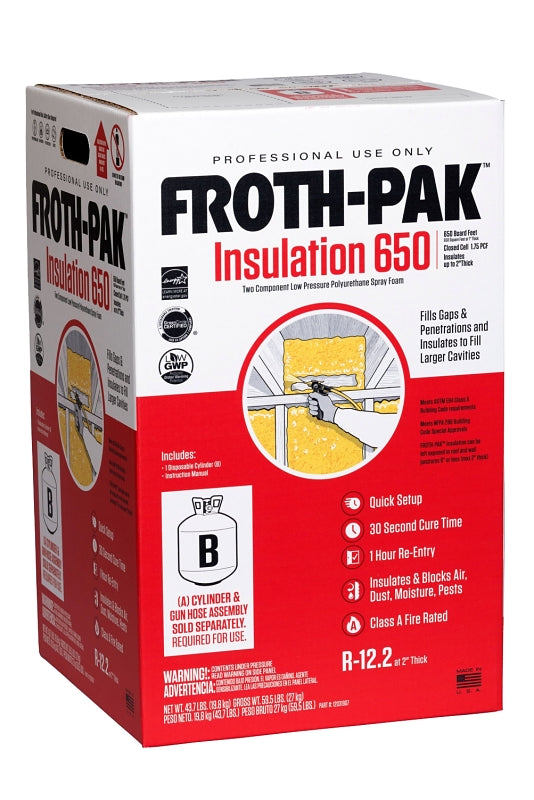 FROTH-PAK DuPont Froth-Pak 12031877 Foam Insulation Kit, 118.8 lb PAINT FROTH-PAK