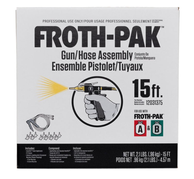 FROTH-PAK ASSEMBLY GUN HOSE 15FT PAINT FROTH-PAK