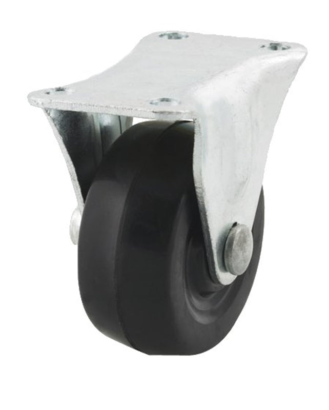 DH CASTERS Dh Casters C-GD30RR Rigid Caster, 3 in Dia Wheel, 1-1/4 in W Wheel, Rubber Wheel, 125 lb HARDWARE & FARM SUPPLIES DH CASTERS