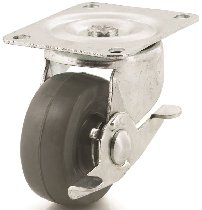 DH CASTERS Dh Casters C-GD30MRSB Swivel Caster, 3-13/16 in H Dimensions, 3 in Dia Wheel, 1-1/4 in W Wheel HARDWARE & FARM SUPPLIES DH CASTERS