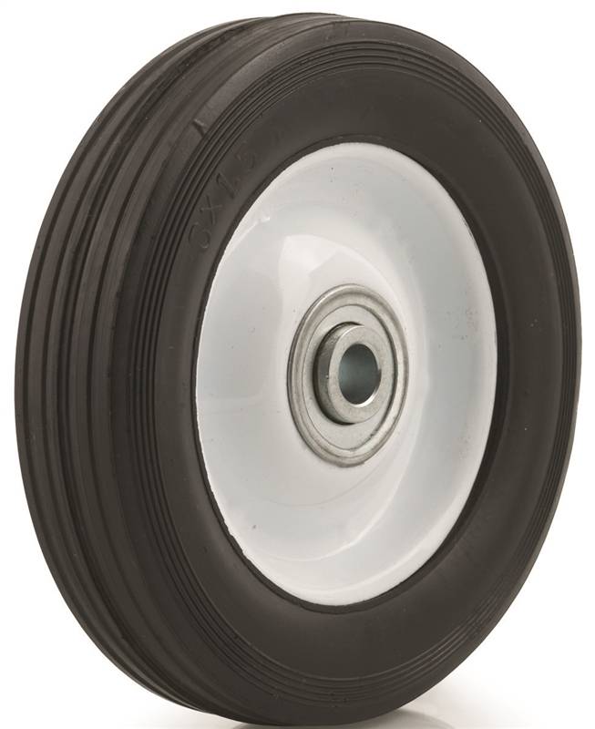 DH CASTERS Dh Casters W-MH06112B4W Hub Wheel, Medium-Duty, Rubber OUTDOOR LIVING & POWER EQUIPMENT DH CASTERS