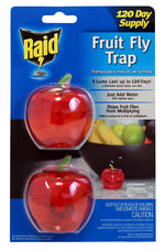 RAID Raid 2PK-FFTA-RAID Fruit Fly Trap, Solid, Sweetish, Light Brown, 2/PK